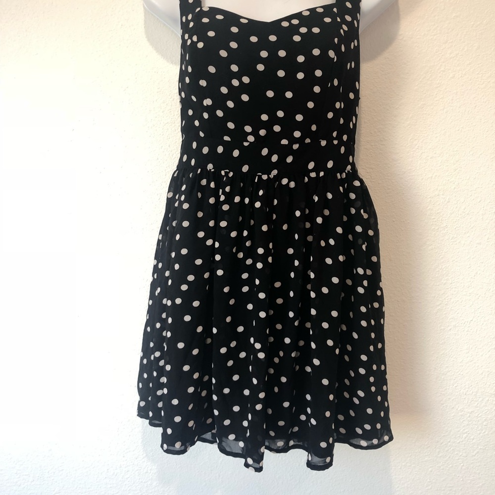 Forever 21 polka dot dress M - Picture 4 of 8